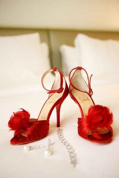 Sapatos vermelhos