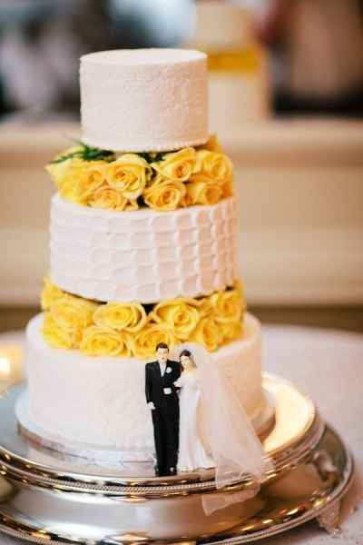 Bolos de casamento - Amarelo (Parte 1)