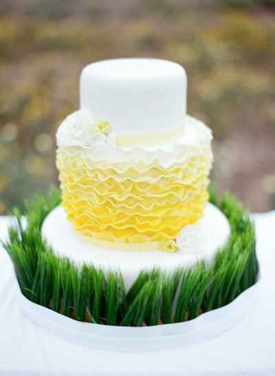 Bolos de casamento - Amarelo (Parte 1)