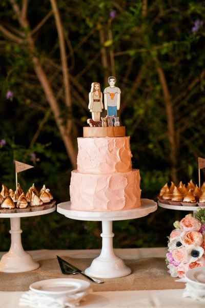 Bolos de casamento - Cor de Pêssego (Parte 5)