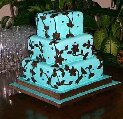 Bolos de casamento - Azul Turquesa (Parte 11)