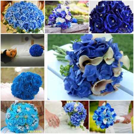 Ramo de flores - Azul