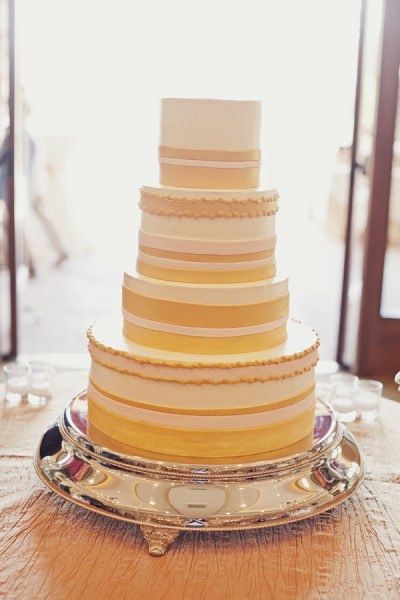 Bolos de casamento - Amarelo (Parte 1)