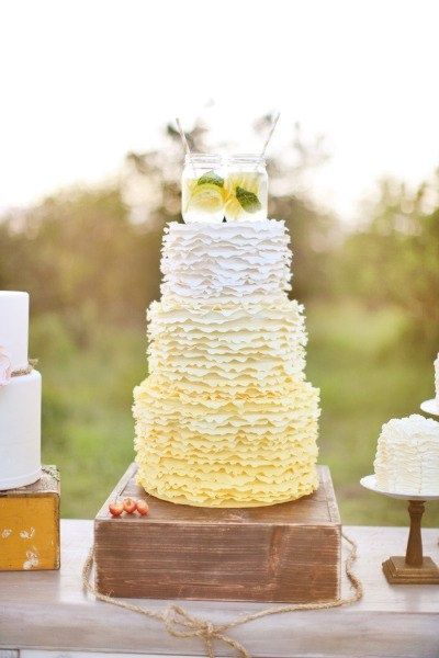 Bolos de casamento - Amarelo (Parte 1)