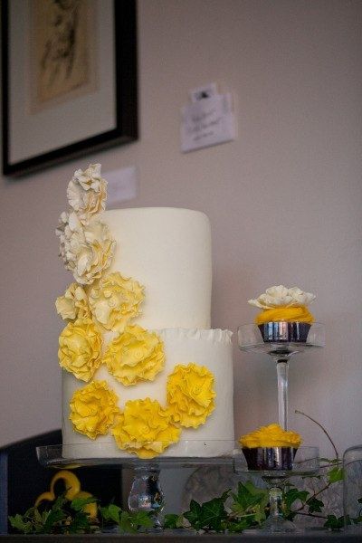 Bolos de casamento - Amarelo (Parte 1)