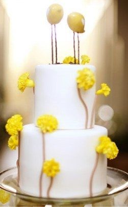 Bolos de casamento - Amarelo (Parte 1)
