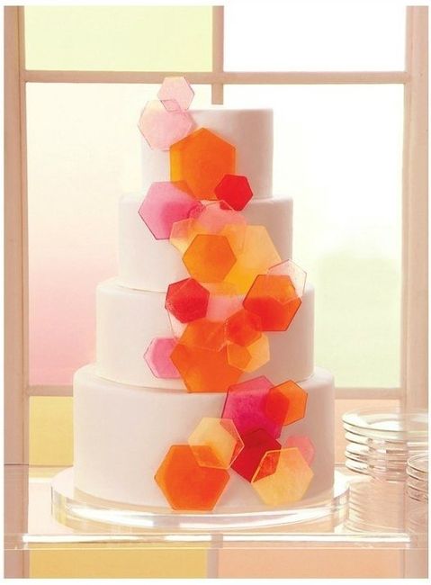Bolos de casamento - Cor-de-laranja (Parte 2)