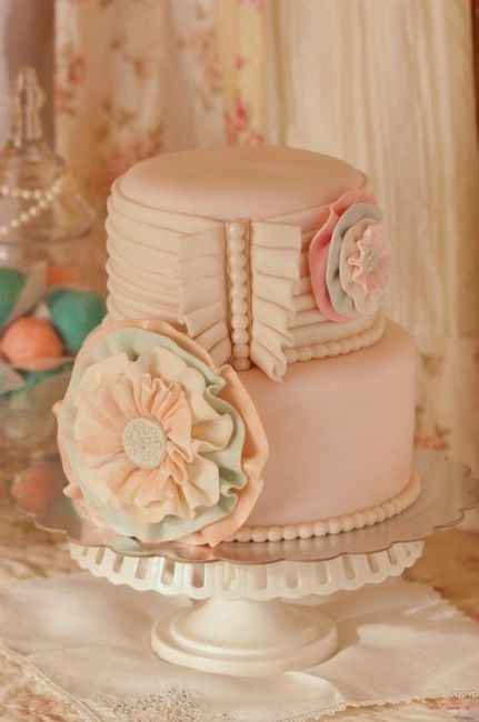 Bolos de casamento - Cor de Pêssego (Parte 5)