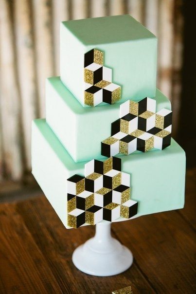 Bolos de casamento - Azul Esverdeado (Parte 10)