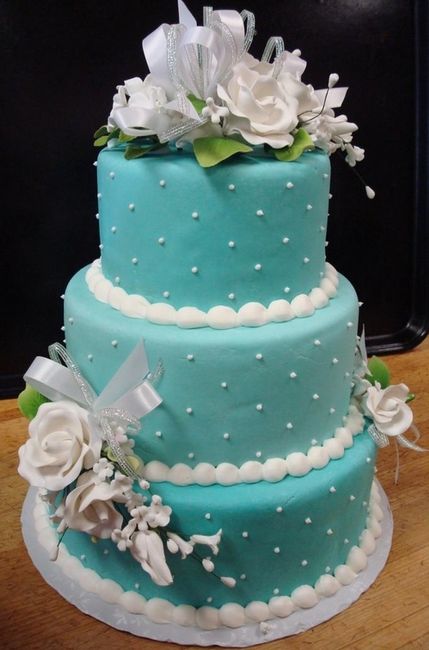 Bolos de casamento - Azul Turquesa (Parte 11)