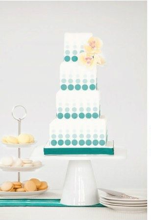 Bolos de casamento - Azul Turquesa (Parte 11)