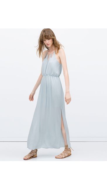 Vestido na skiny bitxi da modelo