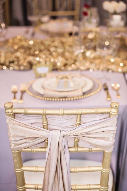 Lilas e dourado
