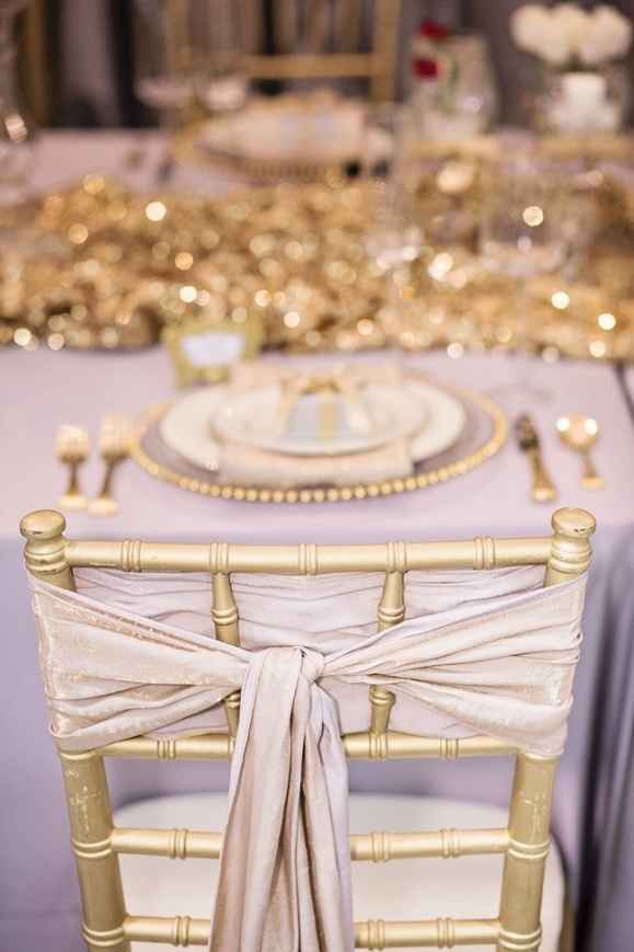 Lilas e dourado