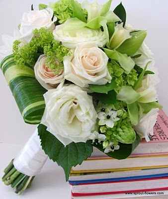 Bouquet Verde/Branco