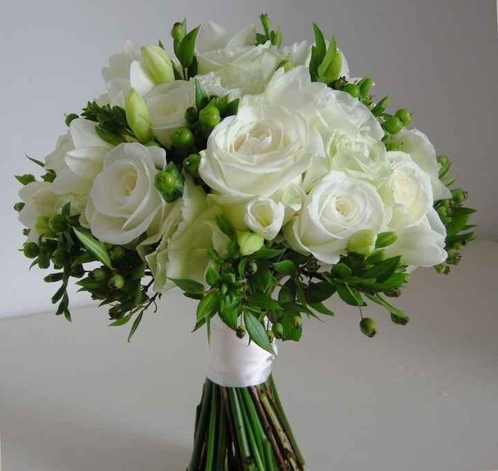 Bouquet Verde/Branco