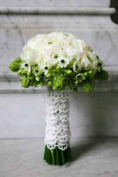 Bouquet Verde/Branco