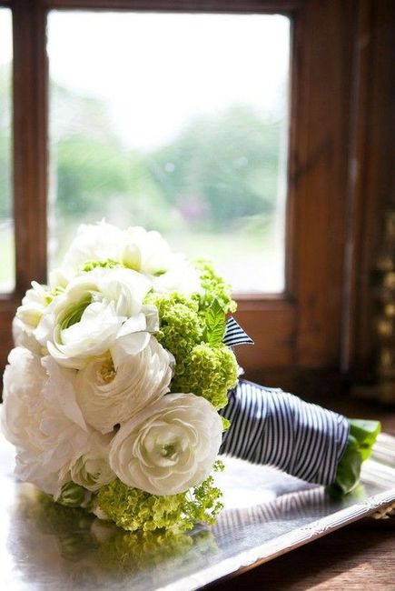 Bouquet Verde/Branco