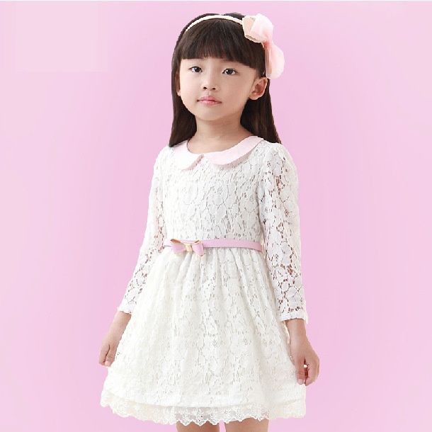 Vestido menina das flores/alianças manga comprida