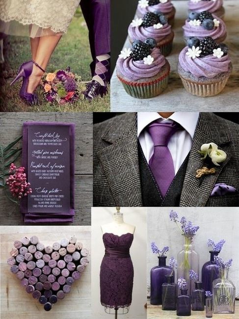 Cor do Casamento: Roxo