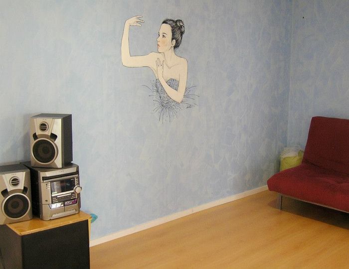 Pintura nas paredes