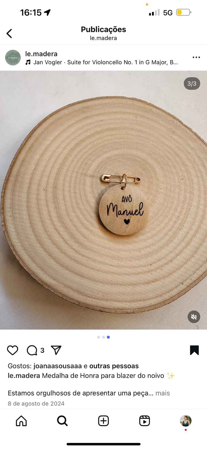 Fita Bouquet de Noiva. Mas... e para o noivo? - 3