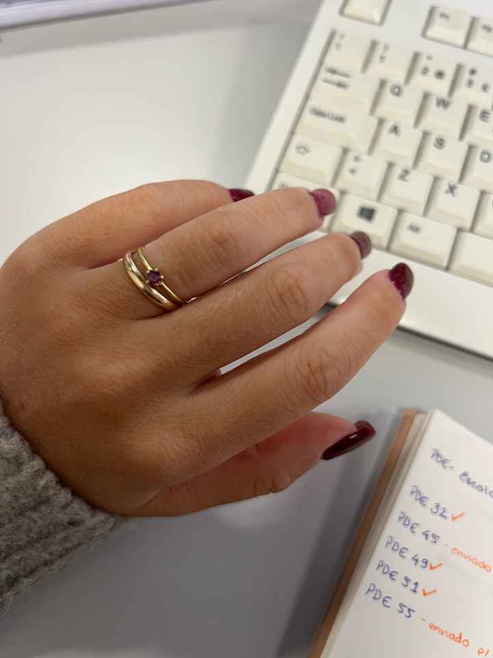 Usar anel de noivado e aliança de casamento em simultâneo? - 1