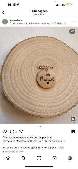 Fita Bouquet de Noiva. Mas... e para o noivo? - 3