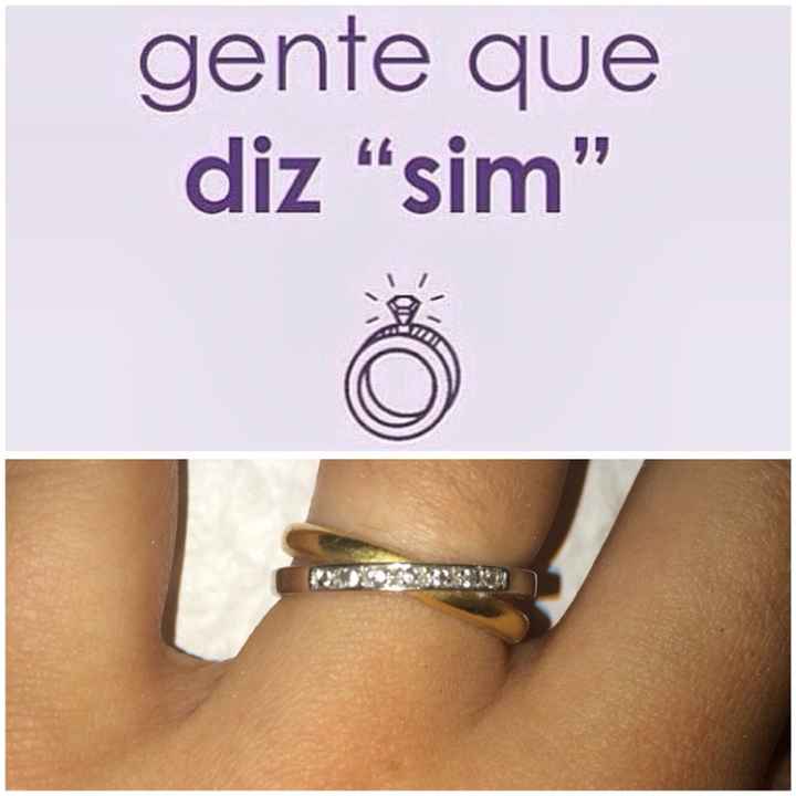 Anel noivado - 1