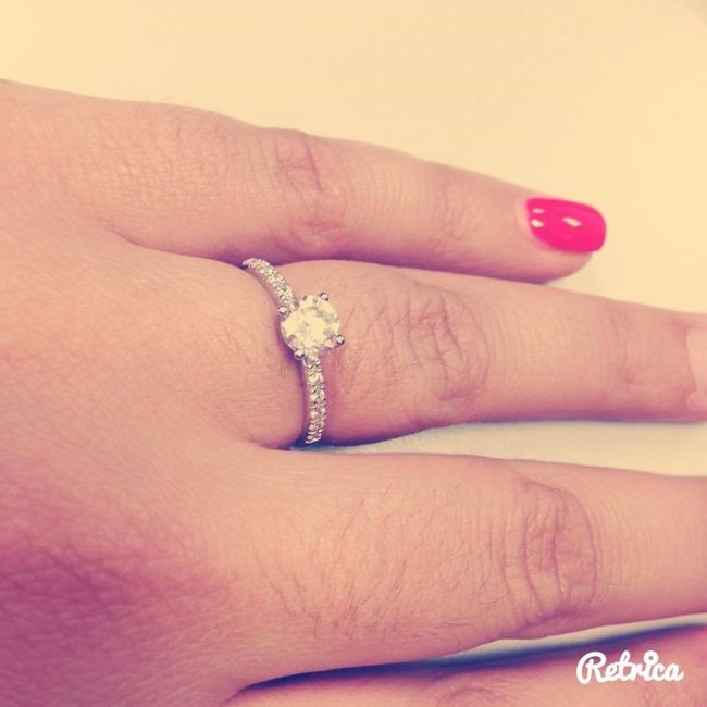 O meu anel de noivado 