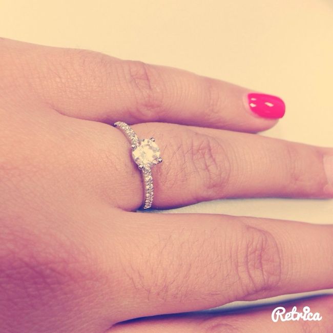 Anel de diamante - 1