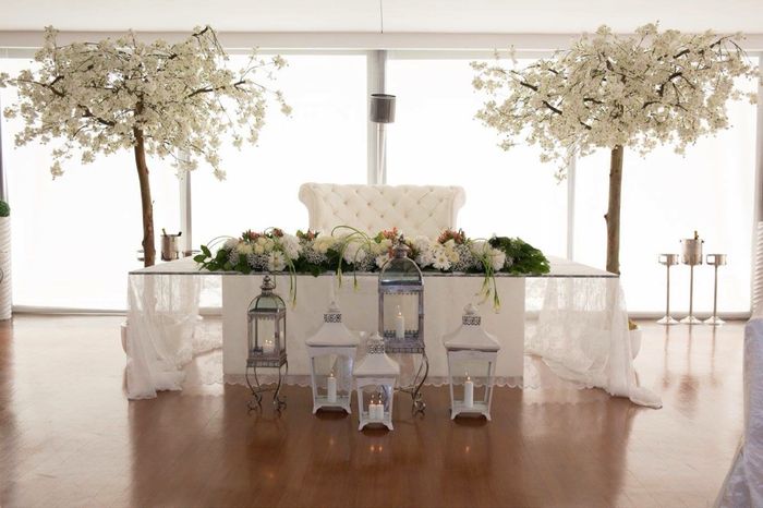 Mesa principal sÓ com os noivos?? ou com padrinhos e pais? - 1