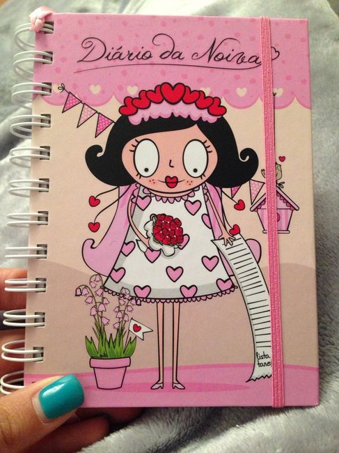 Agenda noiva :) presente aniversário - 1
