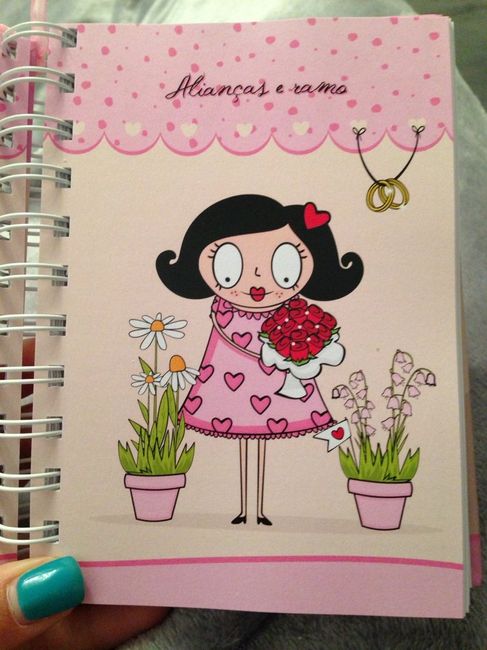 Agenda noiva :) presente aniversário - 4