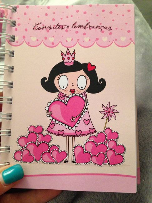 Agenda noiva :) presente aniversário - 5