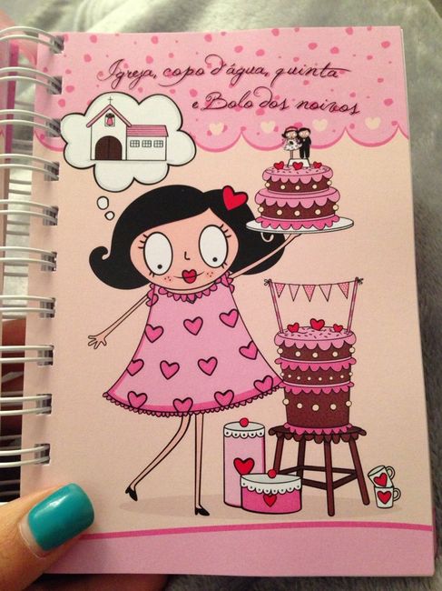 Agenda noiva :) presente aniversário - 6