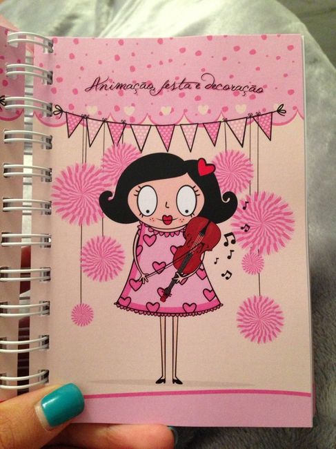 Agenda noiva :) presente aniversário - 7