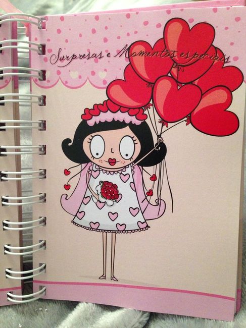 Agenda noiva :) presente aniversário - 10