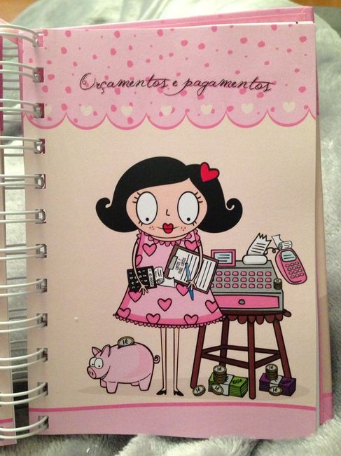 Agenda noiva :) presente aniversário - 11