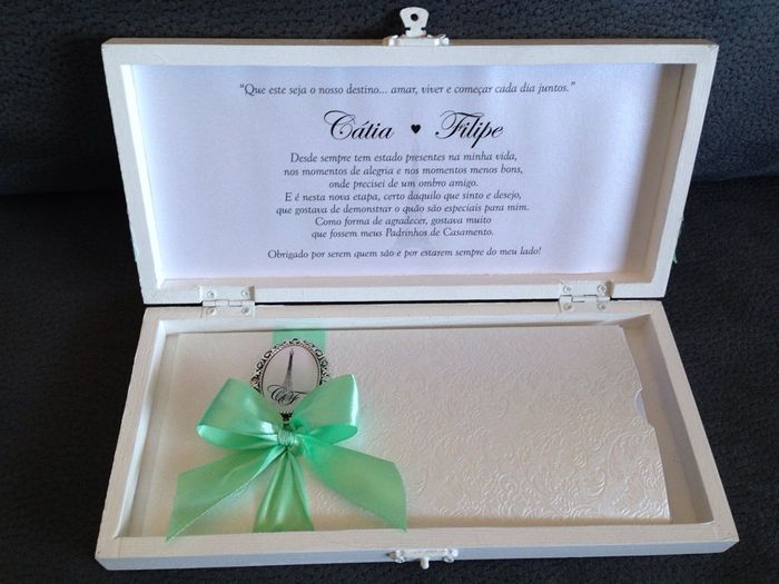 Convite à madrinha - 2