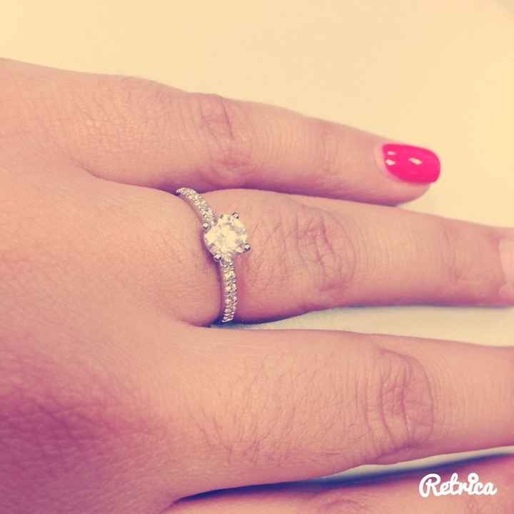 Anel de diamante - 1