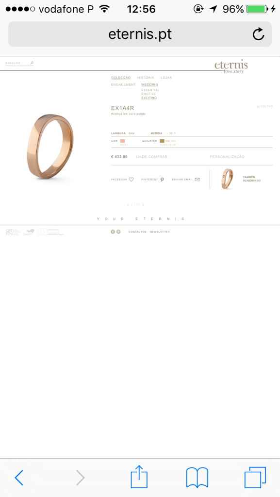 Alianças...onde comprar? - 2