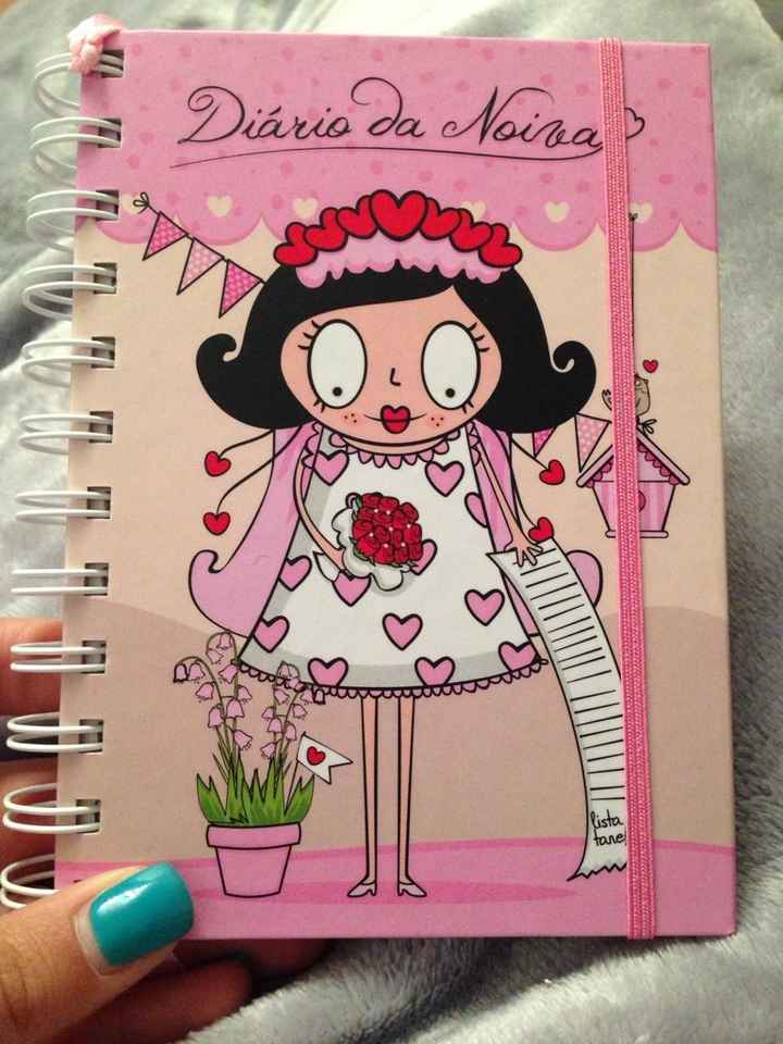 Agenda noiva :) presente aniversário - 1