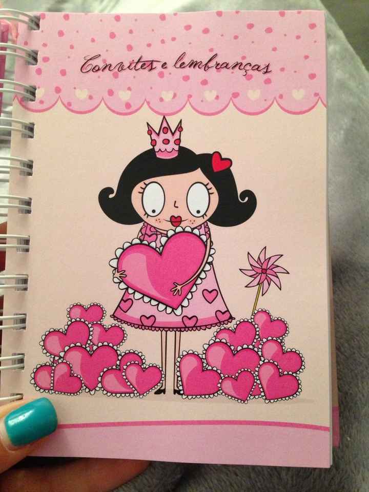 Agenda noiva :) presente aniversário - 5