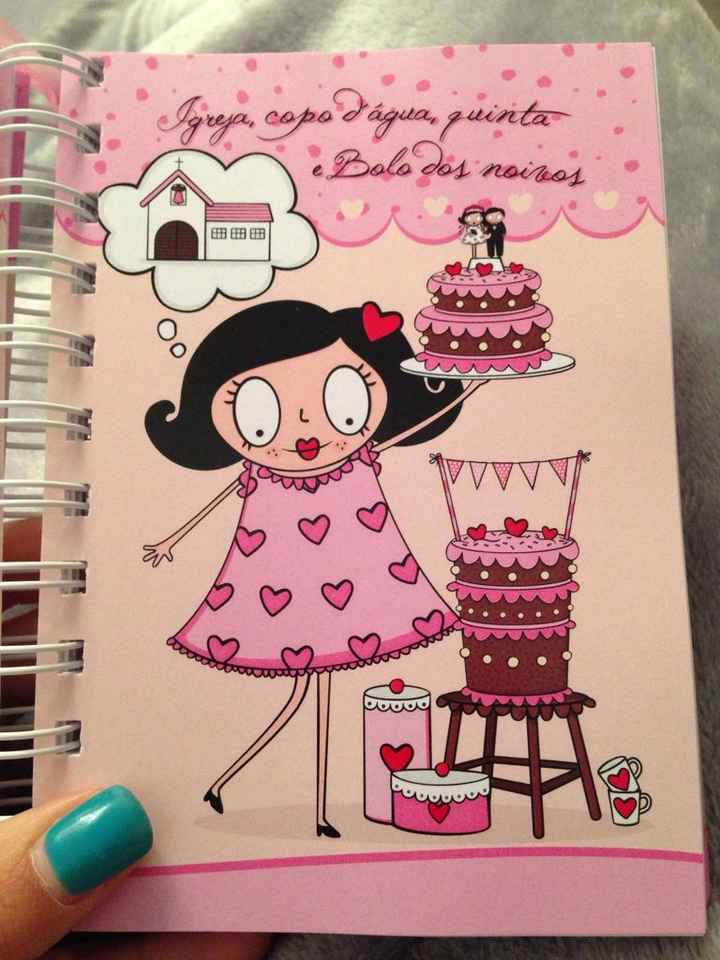 Agenda noiva :) presente aniversário - 6