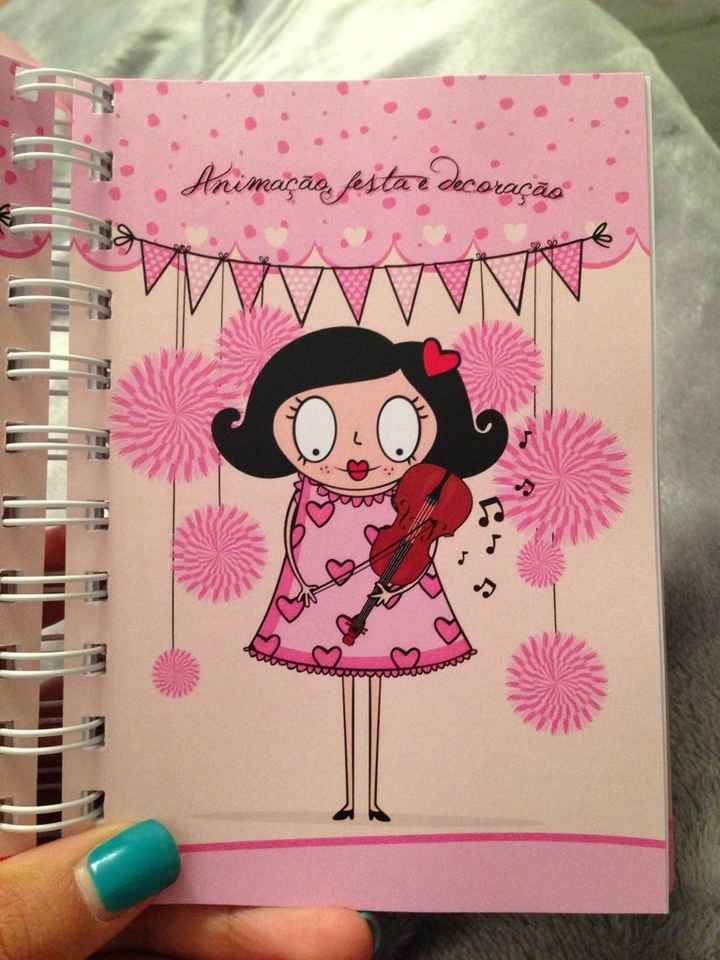 Agenda noiva :) presente aniversário - 7