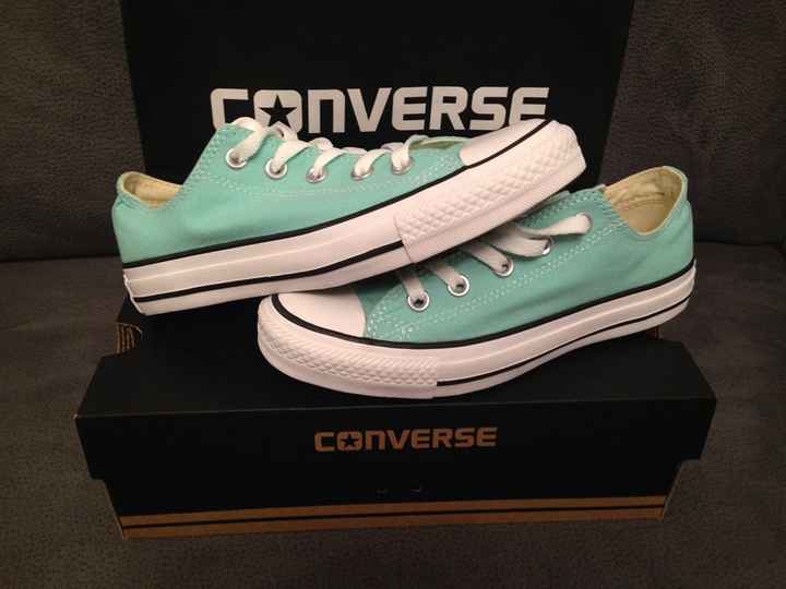 All star verde Água - check - 2