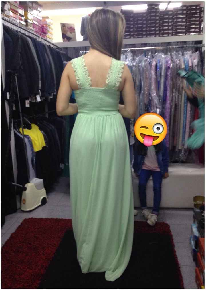 Dress bridesmaid - check - 1