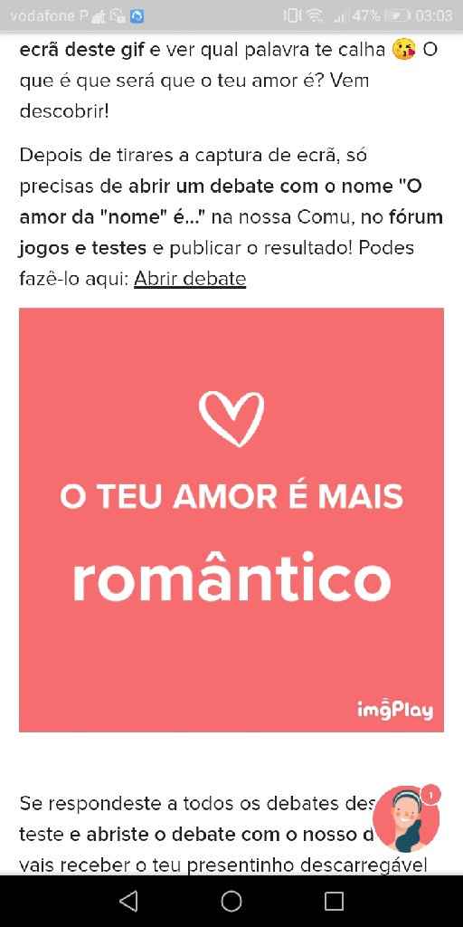 o amor da Vera é... - 1