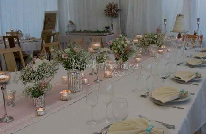Decoração das mesas 5
